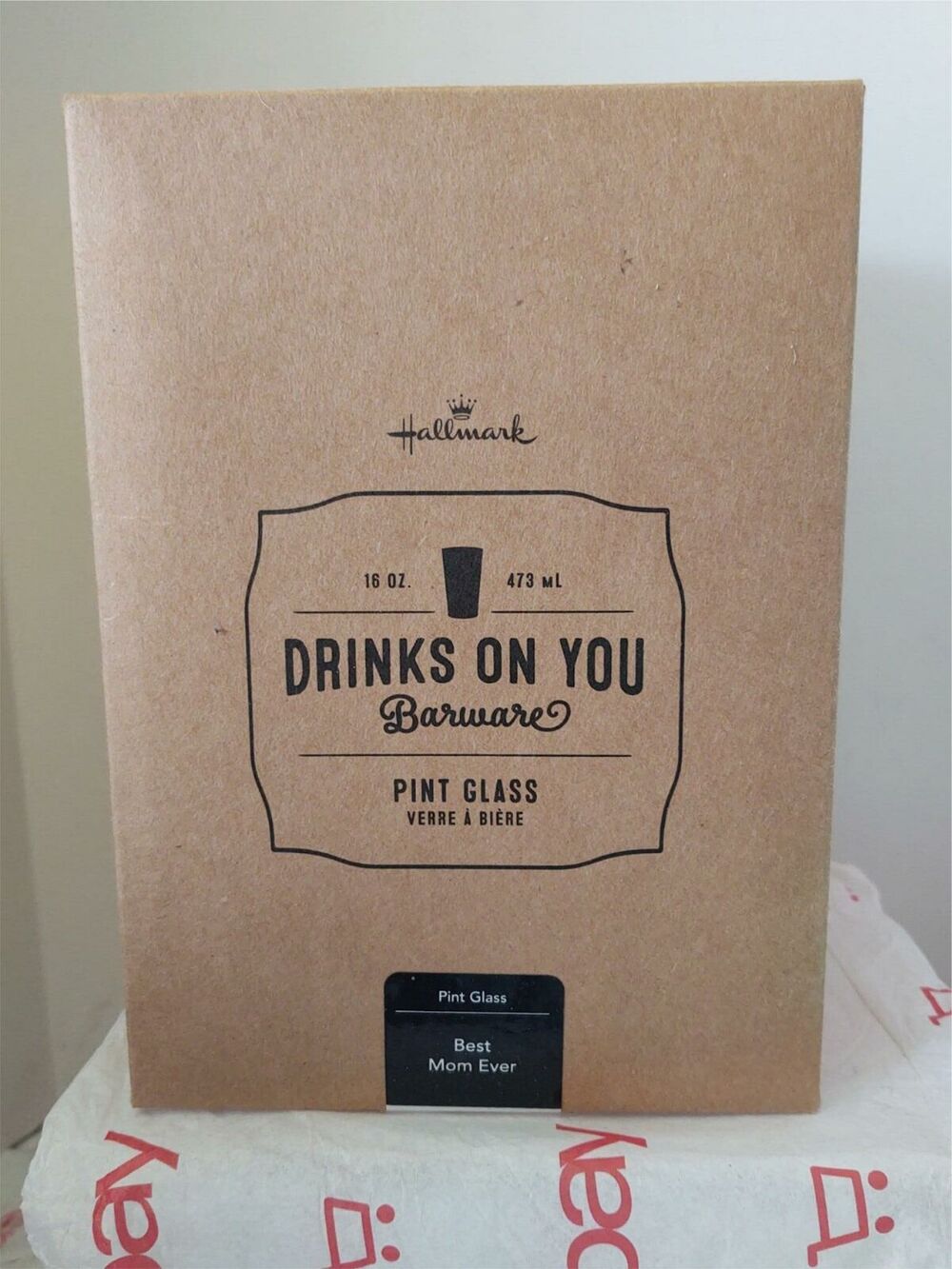 Best Mom Ever Pint Glass by Hallmark